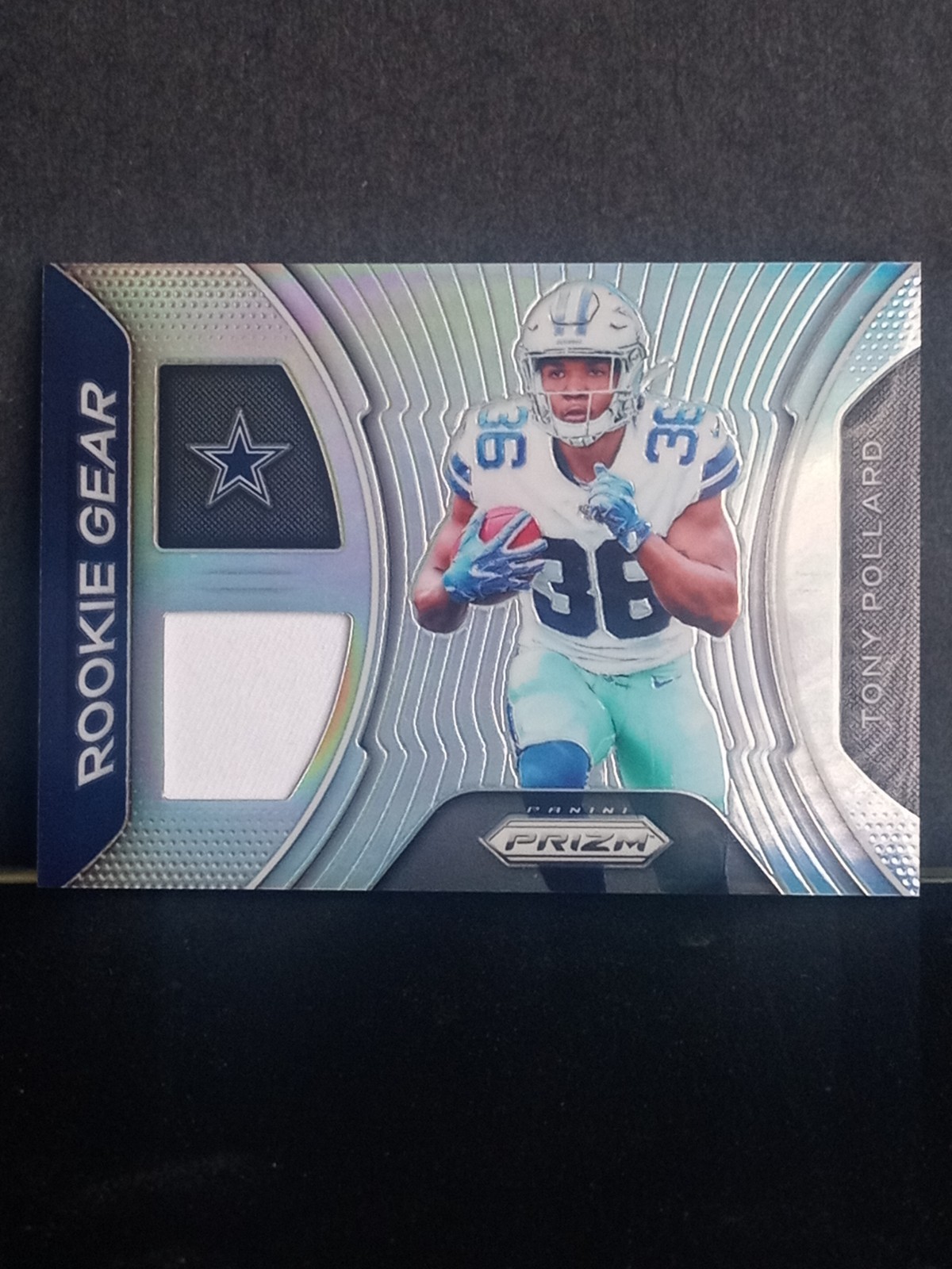 2019 Panini Prizm - Silver Rookie Gear #RG-TP Tony Pollard (MEM, RC)