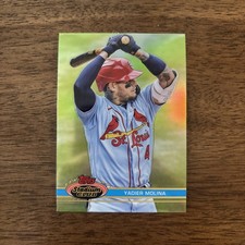 2021 Stadium Club Chrome - Yadier Molina - 1991 Design Variation Refractor