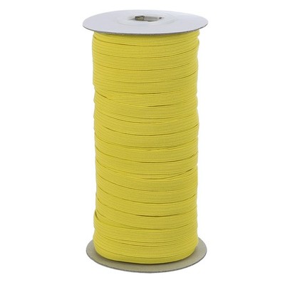 Für Elastic Bands 1/4 Zoll x 45 Meter Dehnbarer Flacher Gummikordel, Gelb