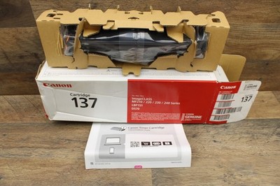 Canon 137 Black Toner Cartridge GENUINE OEM imageCLASS MF210
