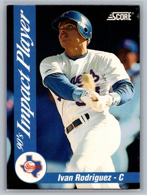 1992 Score #5 Ivan Rodriguez 90's Impact Players | eBay