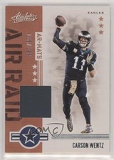 2019 Panini Absolute Air Raid Materials 138/199 Carson Wentz #AR-9 03rx