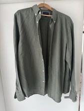 Leinen Hemd Herren Salbei Grün XL Charles Tyrwhitt