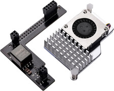 Poe HAT 5V Output for Raspberry Pi 5, with Integrated Cooler, IEEE 802.3Af/At Co