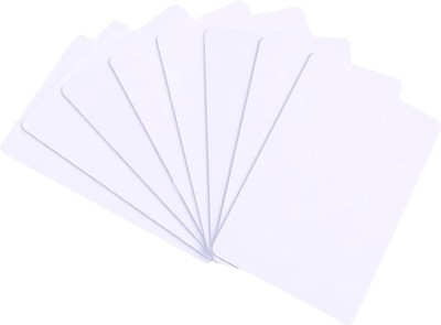 500 Pack Premium Blank PVC Cards, CR80 30 Mil Graphic Quality White Plastic C...