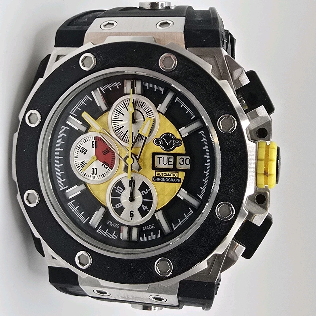 Gevril GV2 Corsaro Automatic Chronograph Watch 50mm Men's Swiss
