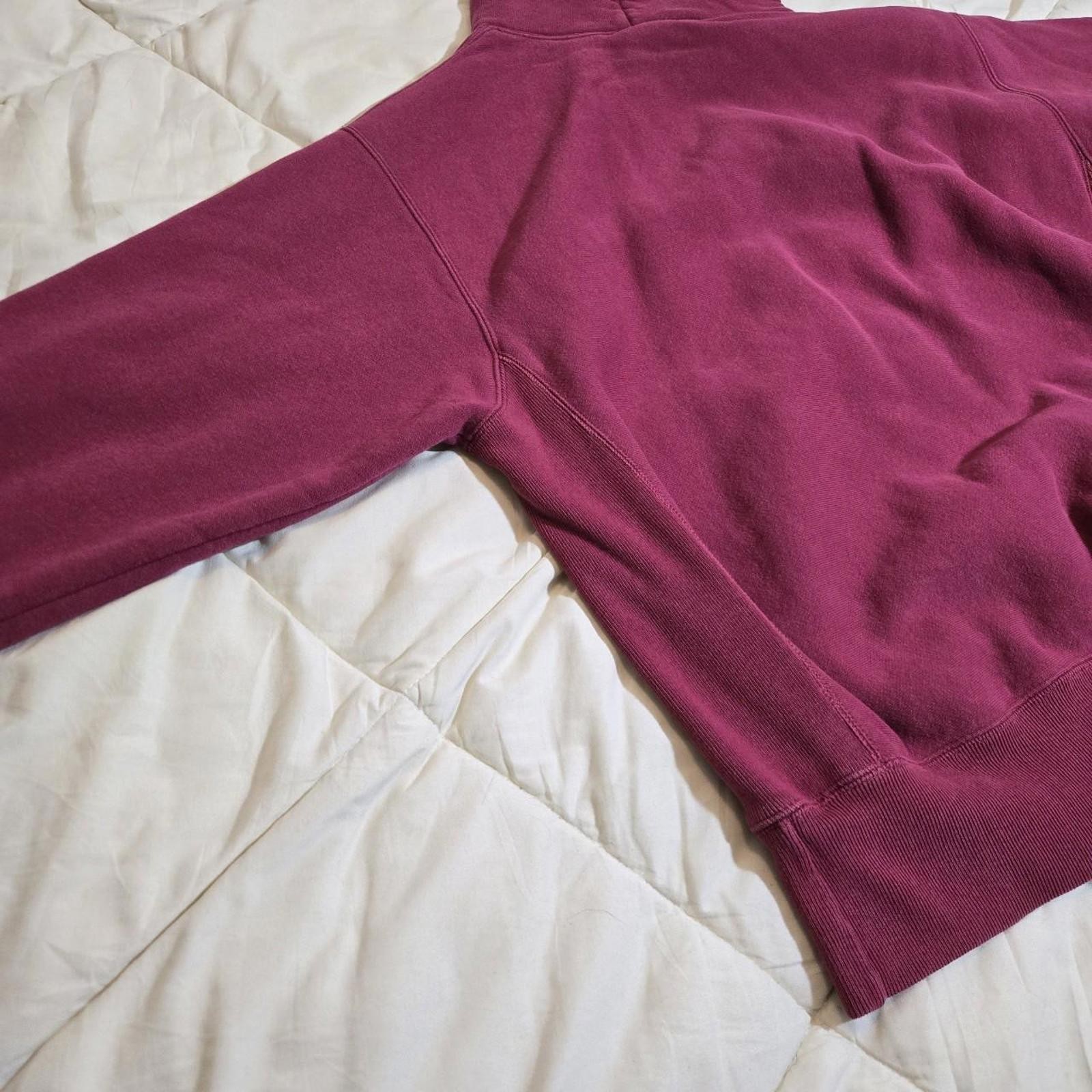 Retro Champion Reverse Weave Raspberry Purple Hoo… - image 2