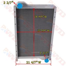 Aluminum Tractor Radiator Cooler For Case Ih Mx180 Mx200 Mx220 256325a1