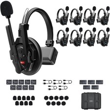 SYNCO XTalk XPro9 Wireless Intercom Headset System with Antenna Enhanced...