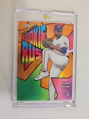 2025 Topps Chrome - All-Etch Rookie Rush Kumar Rocker Orange/25