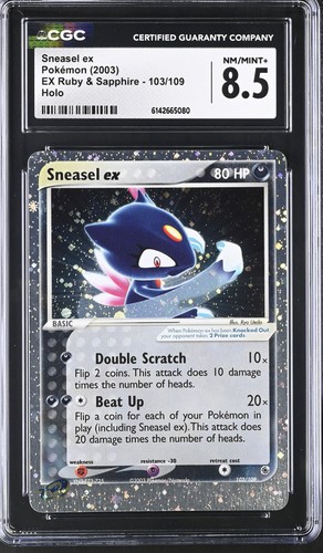 Sneasel ex graded CGC 8.5 for sale on eBay