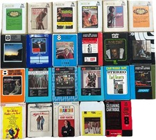 8 Track Tapes Multiple Genres In Various Conditions Lot of 23 Read Description