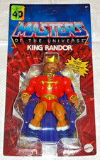 MATTEL UNPUNCHED KING RANDOR FIGURE MASTERS OF THE UNIVERSE ORIGINS MOTU MOVIE