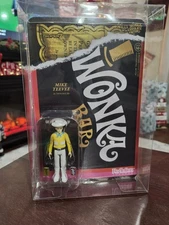 Super7 ReAction Willy Wonka Mike Teevee Action Figure Preowned See Pics/desc