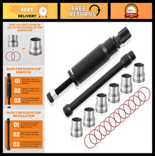 Injector Sleeve Cup Removal Tool Kit For Caterpillar 3126 C7 C9 Huei Injectors Injector Sleeve Cup Removal Tool Kit For Caterpillar 3126 C7 C9 Huei Injectors