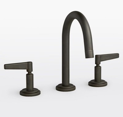 Rejuvenation Blair Lever Handle Widespread Lavatory Faucet Oil Rubbed Bronze