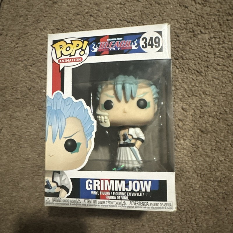 Funko Pop! Vinyl: Bleach - Grimmjow (w/ Sword) #349 Slight Box Damage See Pics