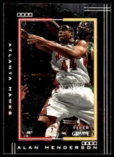 Alan Henderson 2001-02 Fleer Genuine #59 Hawks NBA READ FREE SHIP AutographDen
