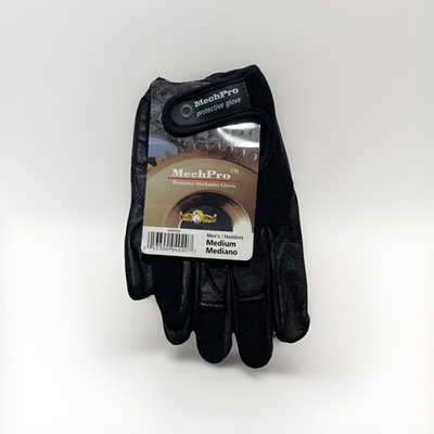 #ad #ad MechPro Grips Leather Mechanic Work Gloves Wells Lamont BlackMedium Mech Pro D $14.99