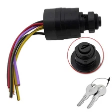 Boat Ignition Switch with Key for Mercury, Replace Boat Engine Ignition Switc...