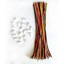 BOJOUL for 20 Sets JST XH 2.54mm 4 Pin Male Connector and 26AWG Female Connec...