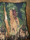 VTG  4 French jacquard tapestry throw pillows Horse Ralph Lauren Aesthetic — photo 7