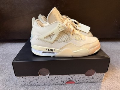 Nike Air Jordan 4 Retro SP Off-White Sail Men's 8 WMNS 9.5 CV9388-100