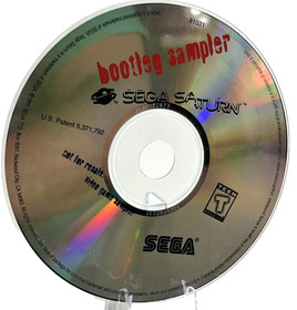 Sega Saturn Bootleg Sampler Demo Retro Gaming Disc Only Untested