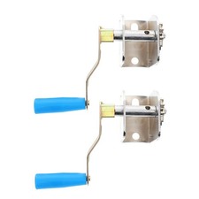 2Pcs Weather Resistant Iron Wire Tensioners with Hand Crank for Volleyball Nets