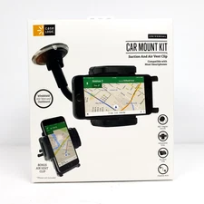 Case Logic Universal Car Mount Kit Cell Phone Suction and Air Vent Clip