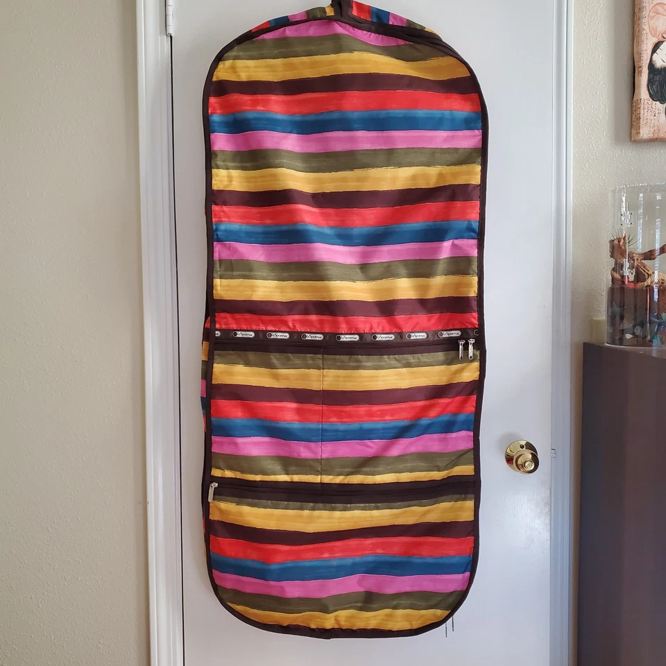 Bolso de Viaje LeSportSac Convertible Prenda Colgante Tamaño Completo Rayas Foto 2 de 4