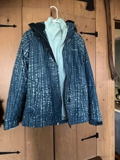 COLUMBIA Interchange BUGABOO 2 in 1 Hooded Jacket Fleeced Waterproof M.  