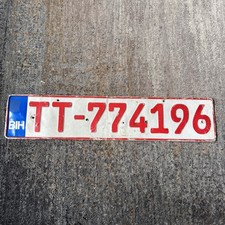 Bosnia Herzegovina License Plate 🇧🇦 2009 Temp Trade Tag BIH Balkan # 774196