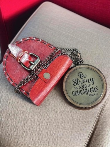 Brass Nautical Locket Compass, Military Style Pocket Compass - 第 4/7 張圖片