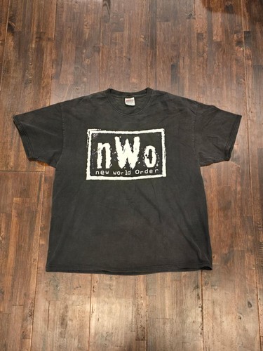 Vintage NWO Shirt Mens XL Black New World Order WWF WCW Wrestling Tee 2002 00s