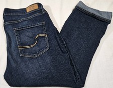 Signature By Levi Strauss  Co Women's Modern Capri Size 10 Waist 30 Blue Denim