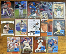 MLB Baseball 14 Card Lot - Rookies & 7 Numbered Cards - Arod, Ripken, Pedro