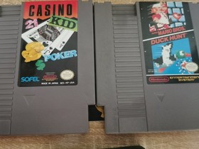 NINTENDO NES CASINO KID POKER SUPER MARIO BROS DUCK HUNT GAMES