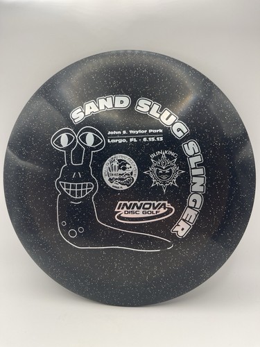 Innova Champion Domey Metal Flake Black Sidewinder 175g Silver Disc Golf Stamp
