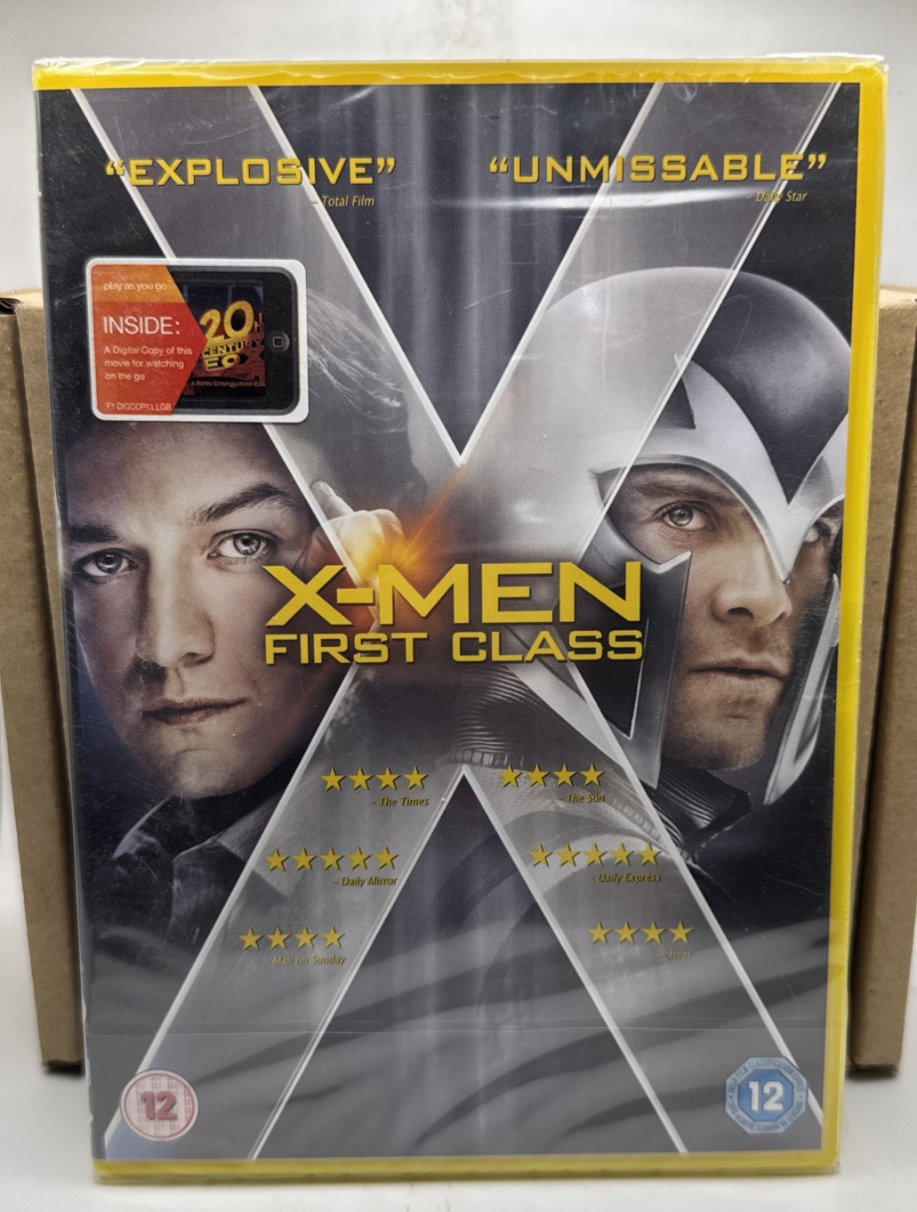 X-Men First Class  James McAvoy  DVD  Brand New & Sealed **FREE P&P**