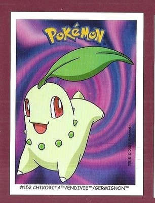 170326 - Pokemon Dunkin Boomer Sticker GERMIGNON # 152 Karte