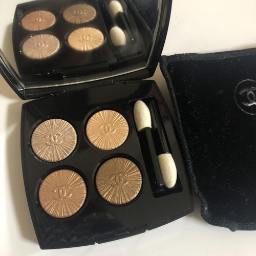 CHANEL LES 4 OMBRES 747 MEDITERRANEAN Unused New With Applicators Brown Color - Picture 2 of 12