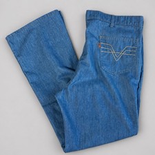 VTG 70s Levi's Orange Tab Talon Flare Bell Bottom Jeans Men's 40x30 43417-0812