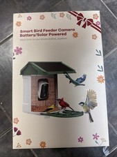 Smart Bird Feeder Camera Battery/Solar Powered AI Bird Identification 