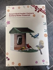 Smart Bird Feeder Camera Battery/Solar Powered (AI Bird Identification)
