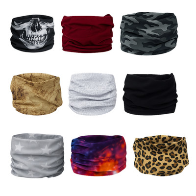 9 Stück Multifunktionstuch Schlauchschal Bandana Loop Halstuch Fahrrad Motorrad