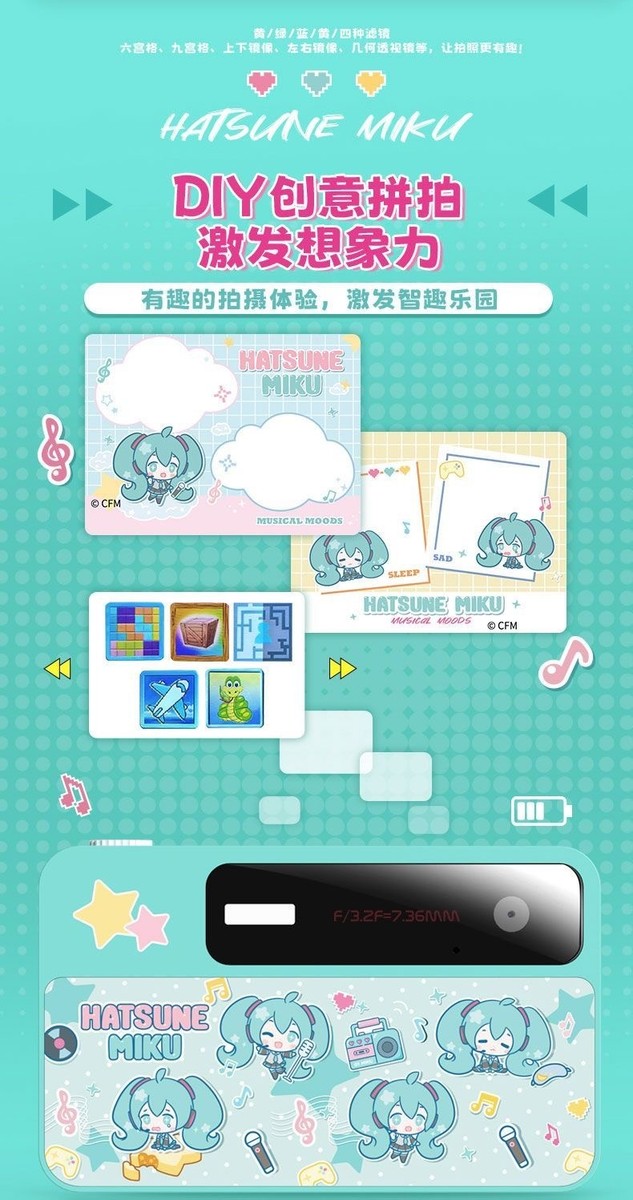 Anime Hatsune Miku LUXUB CCD Digital Camera Vintage Gifts | eBay