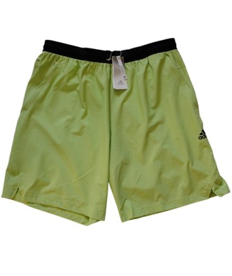Adidas Training Shorts Men's XL Pulse Lime Aero ready Pull On AXIS WVN 3.0