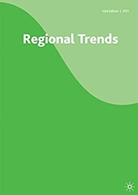 Regional Trends 43rd Edn Paperback National Statistics Committee