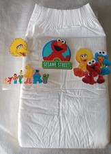 Mega adult disposable ABDL diaper-Sesame Street READ DESCRIPTION FULLY